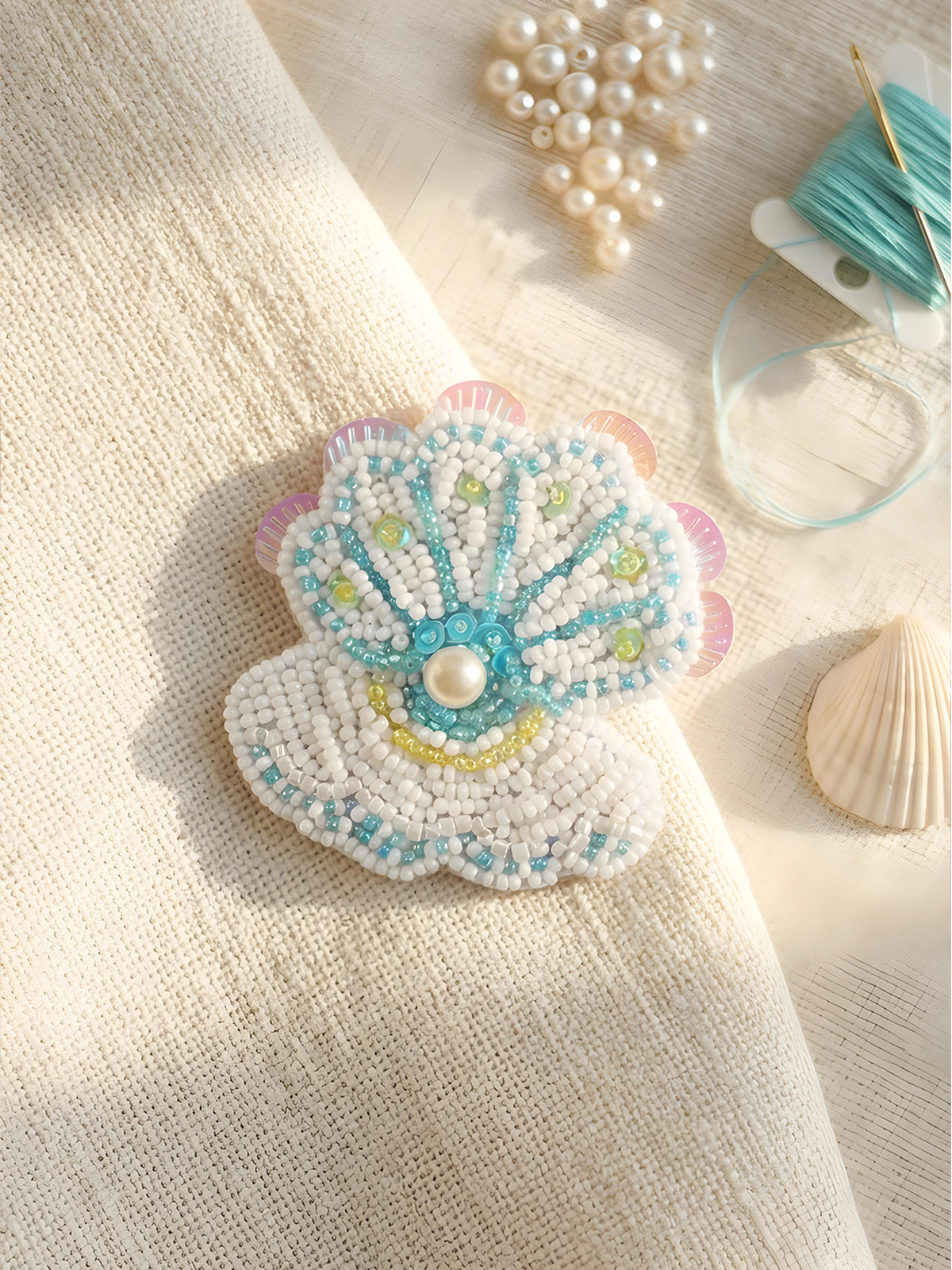 Seashell Breeze Brooch