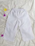 White Spring Linen Pants