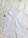 White Spring Linen Pants