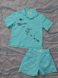 Aqua green co-ord set