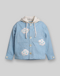 The Rainy Madorah — Sky Blue Cloud Hoodie Jacket