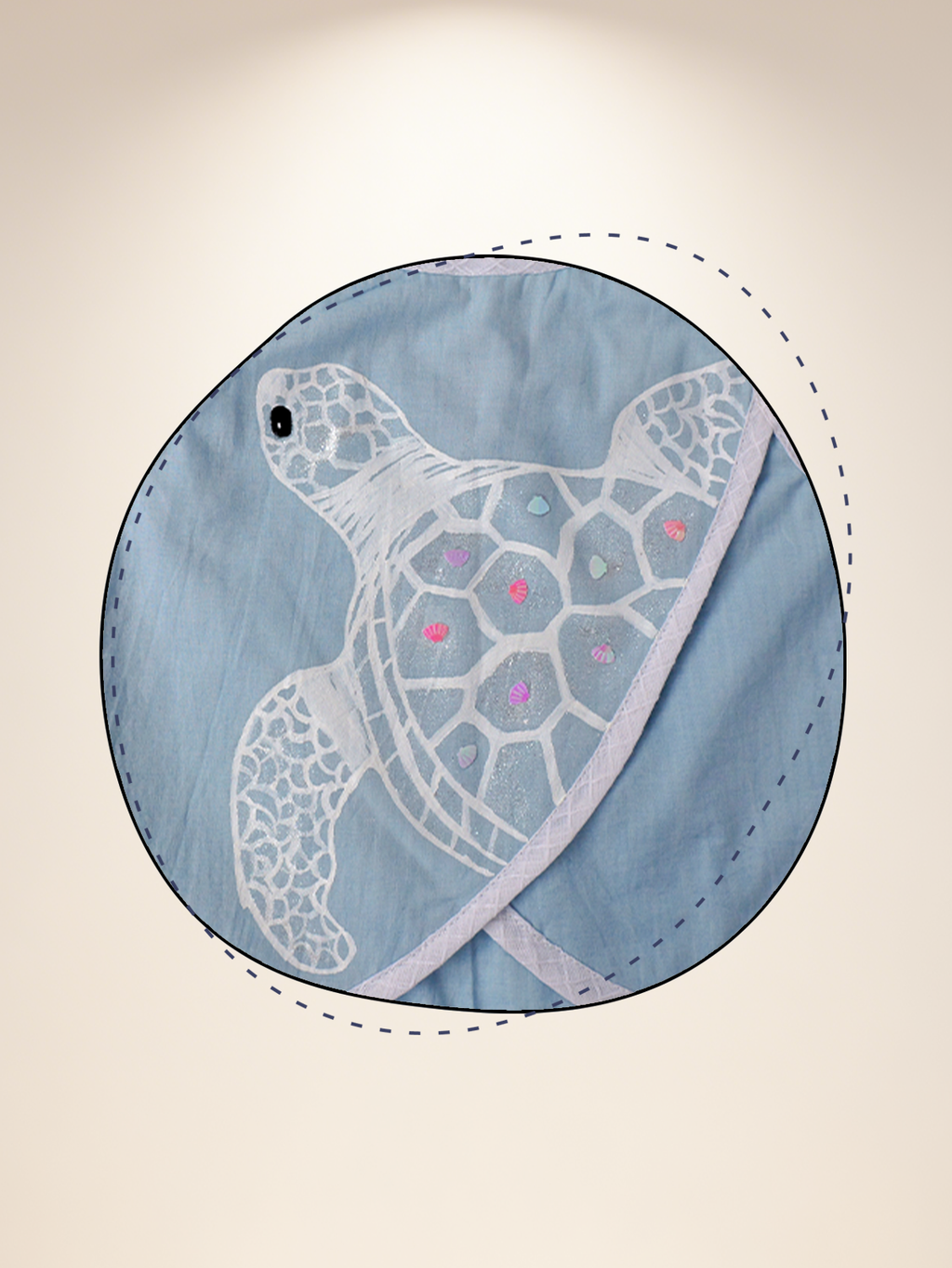 Baby blue overlap top with white shorts