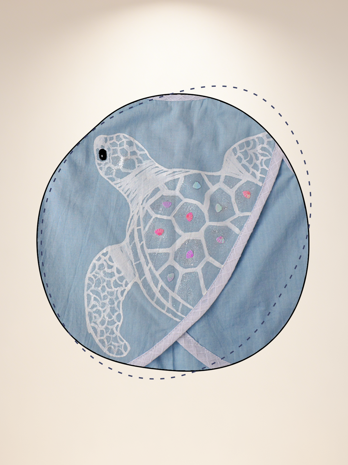 Baby blue overlap top with white shorts