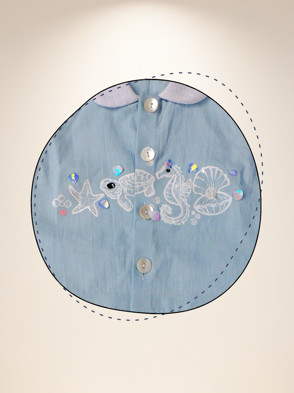 Baby blue co-ord set (skirt set)