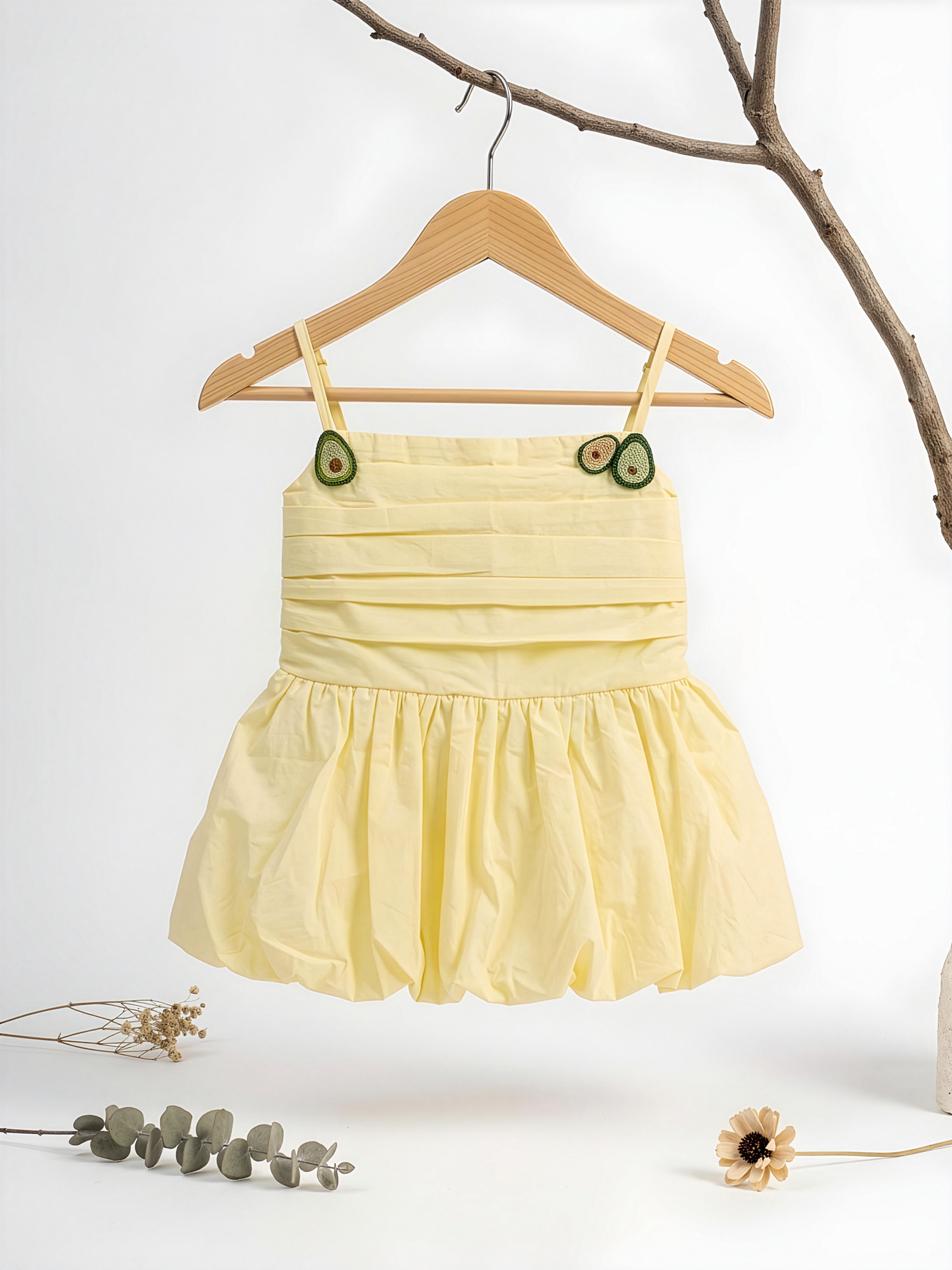 lemon yellow balloon top