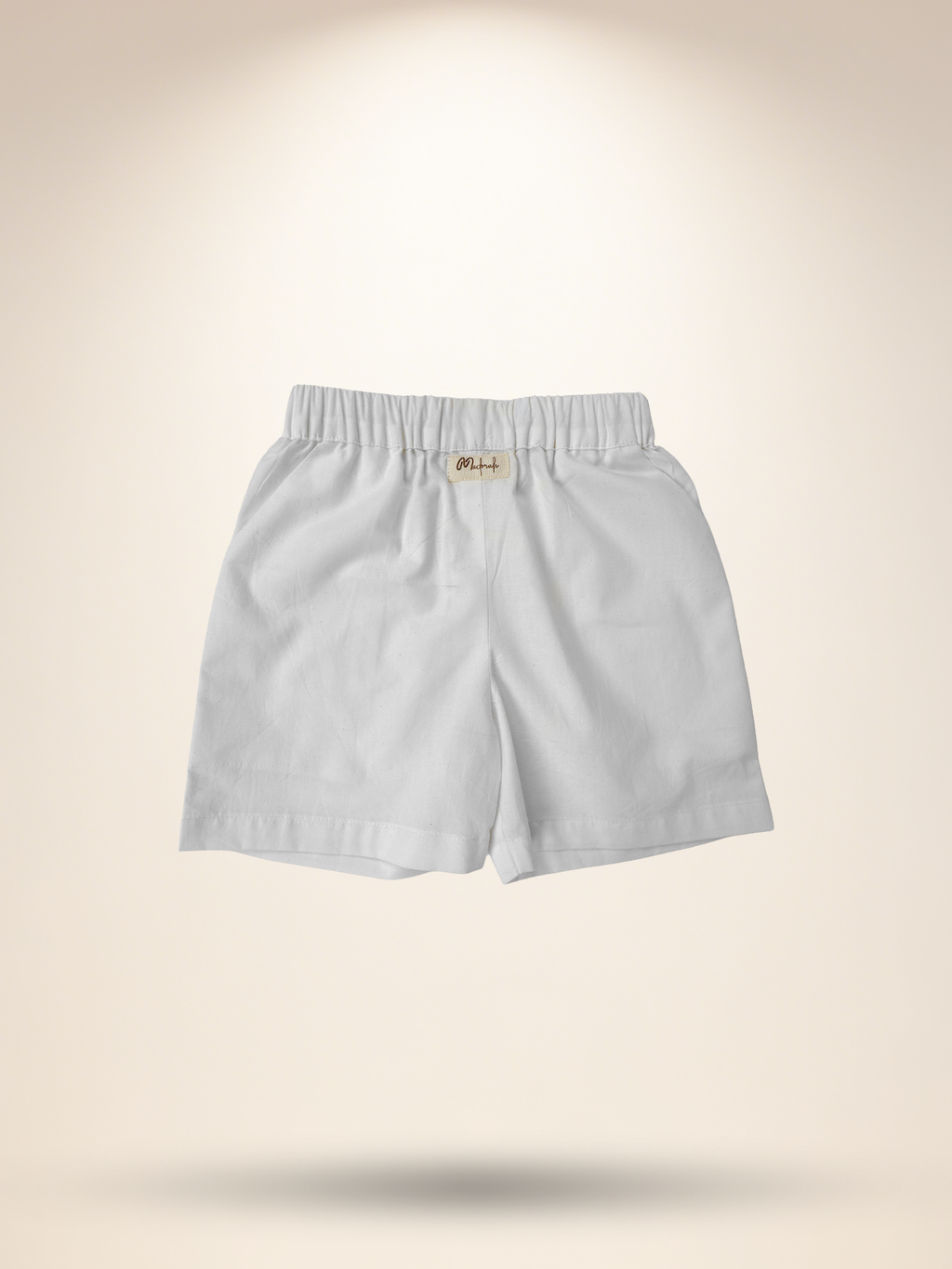 Lavender shirt with white shorts