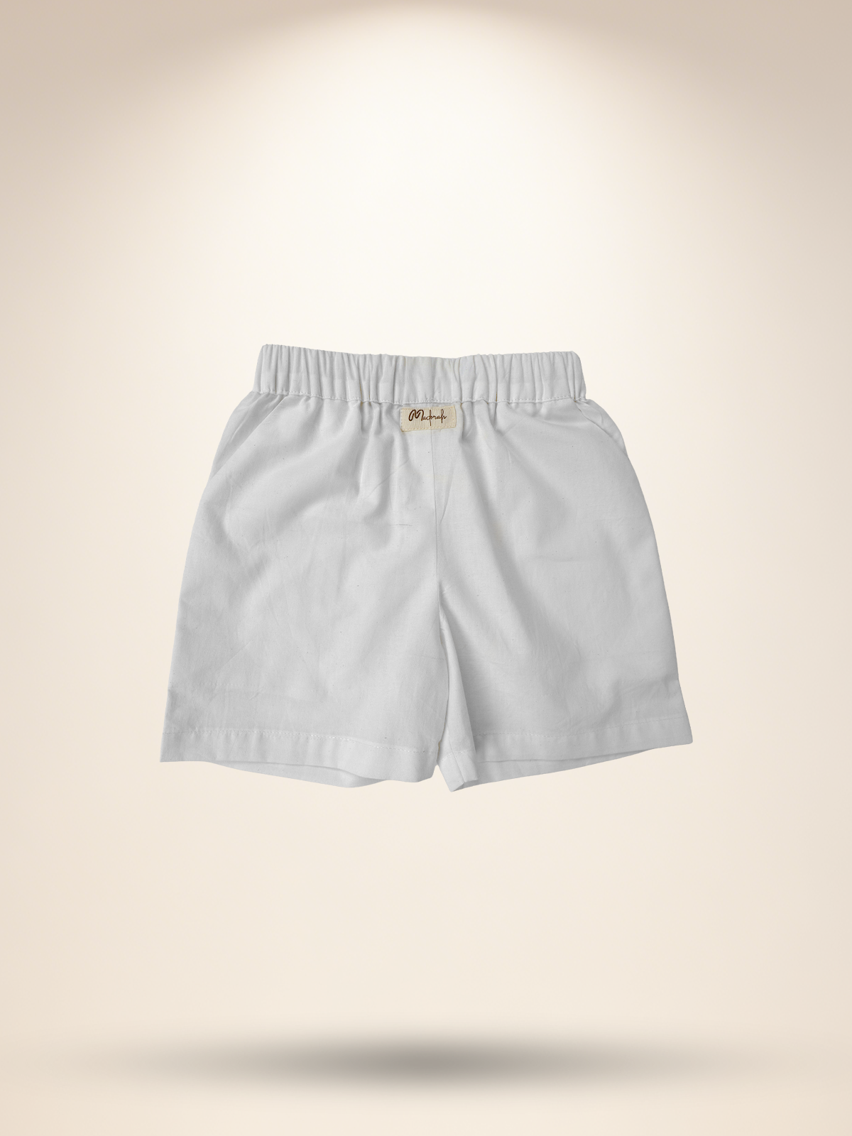 Lavender shirt with white shorts