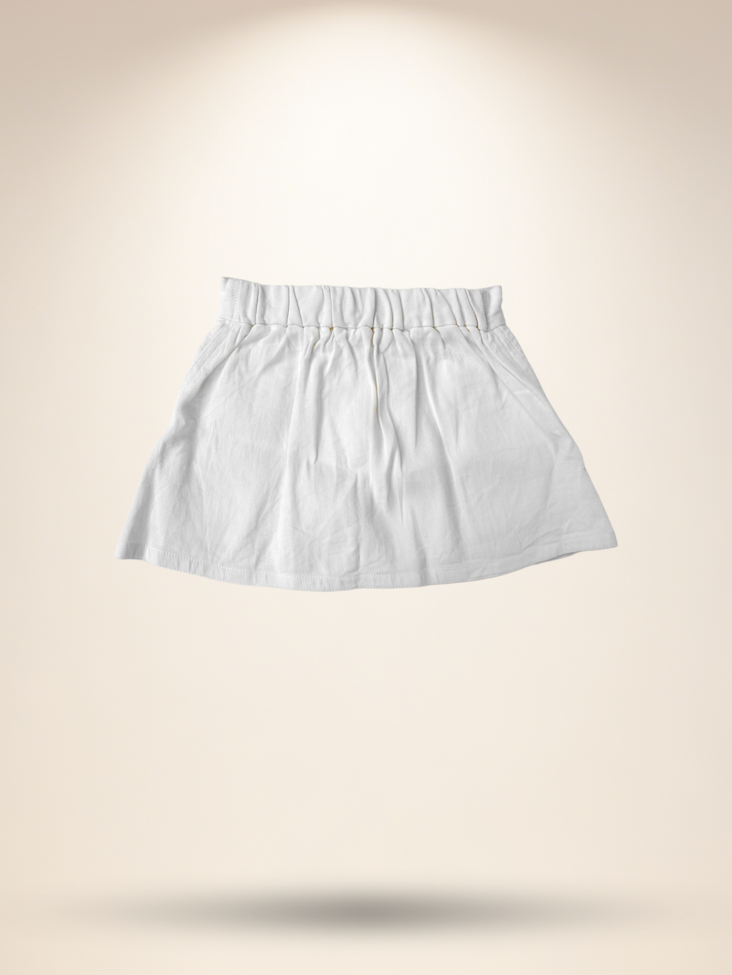 lemon yellow balloon top skirt set