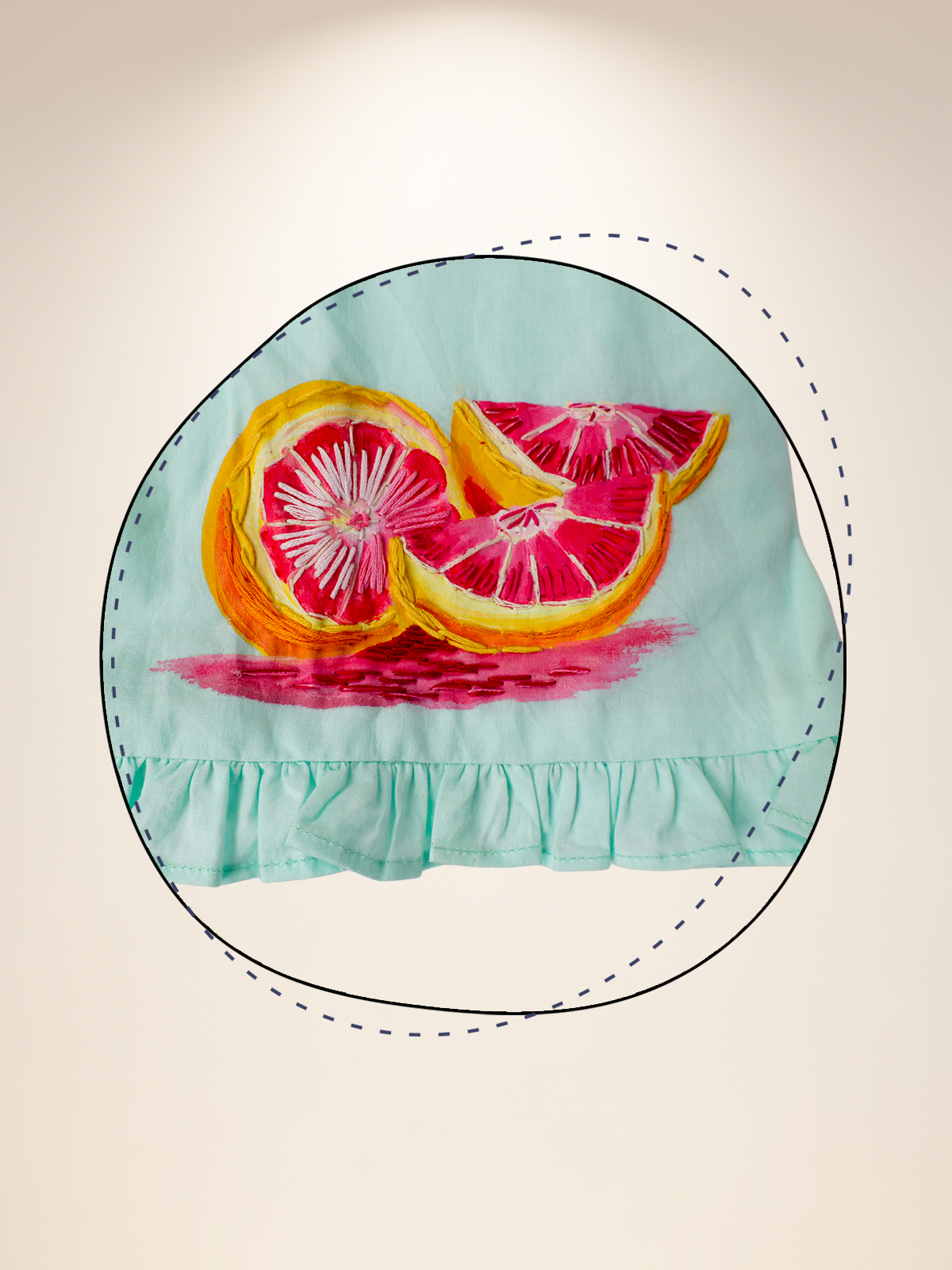 Mint green tie up A-line dress