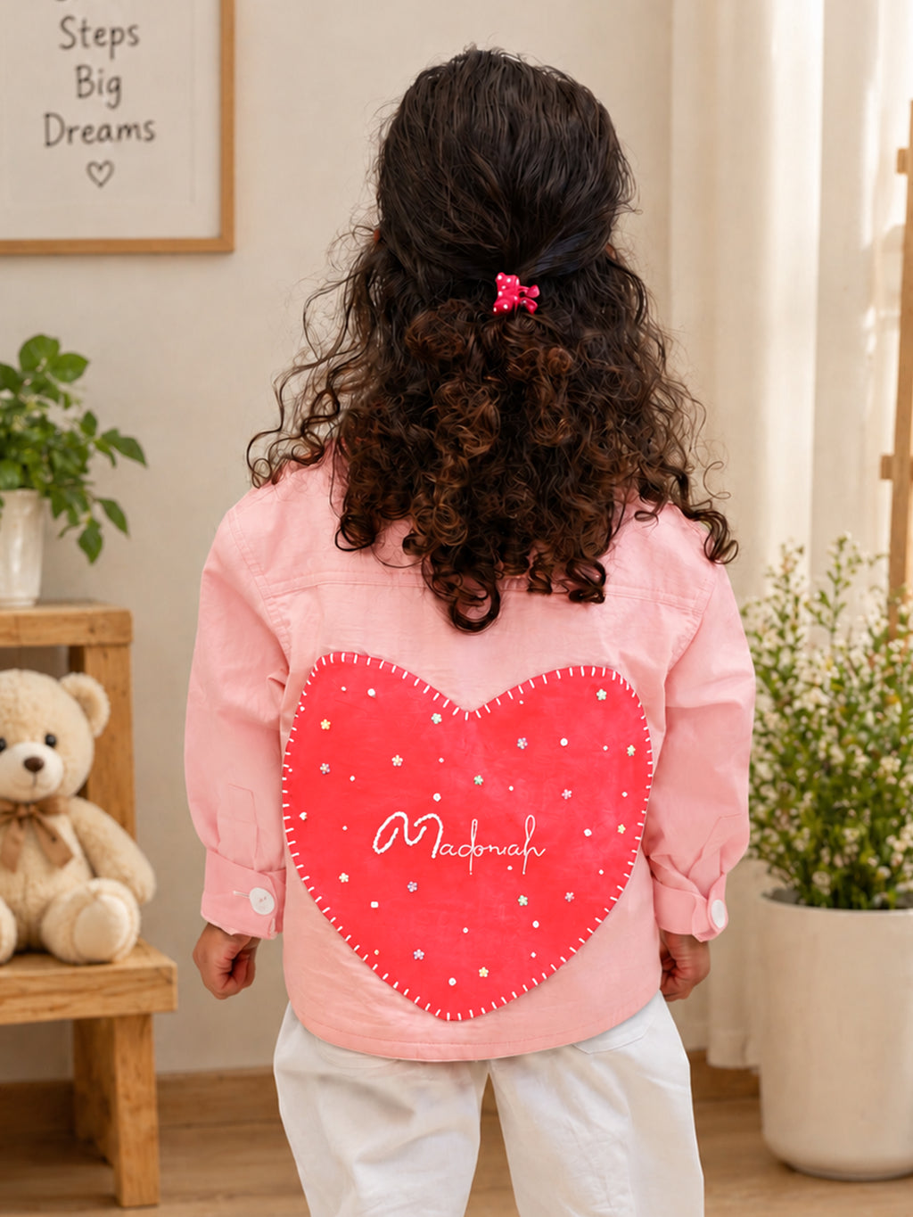 The Heart of Madorah — Peony Pink Heart Jacket