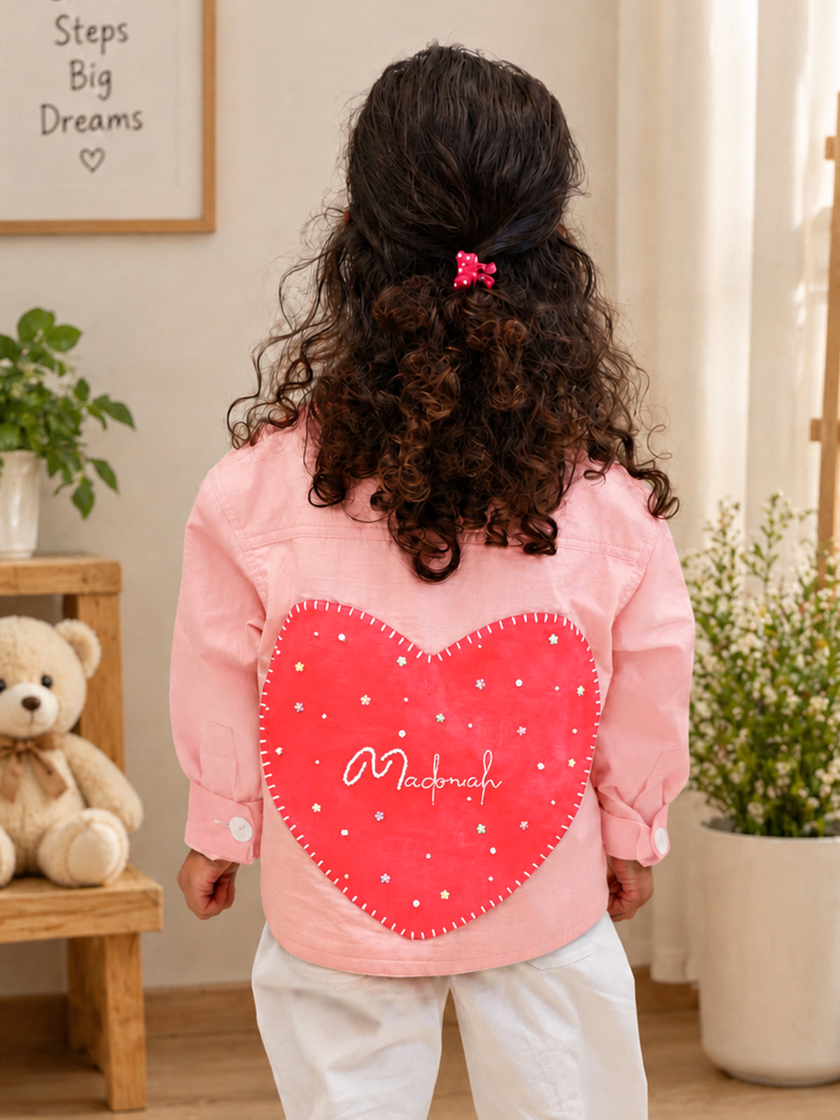 The Heart of Madorah — Peony Pink Heart Jacket