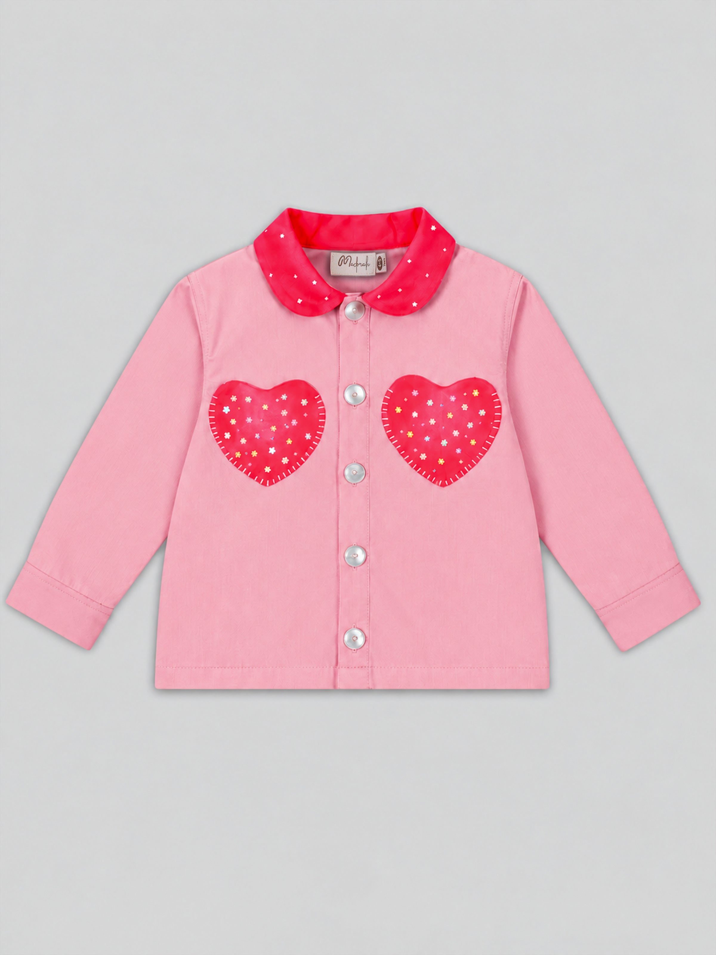 The Heart of Madorah — Peony Pink Heart Jacket