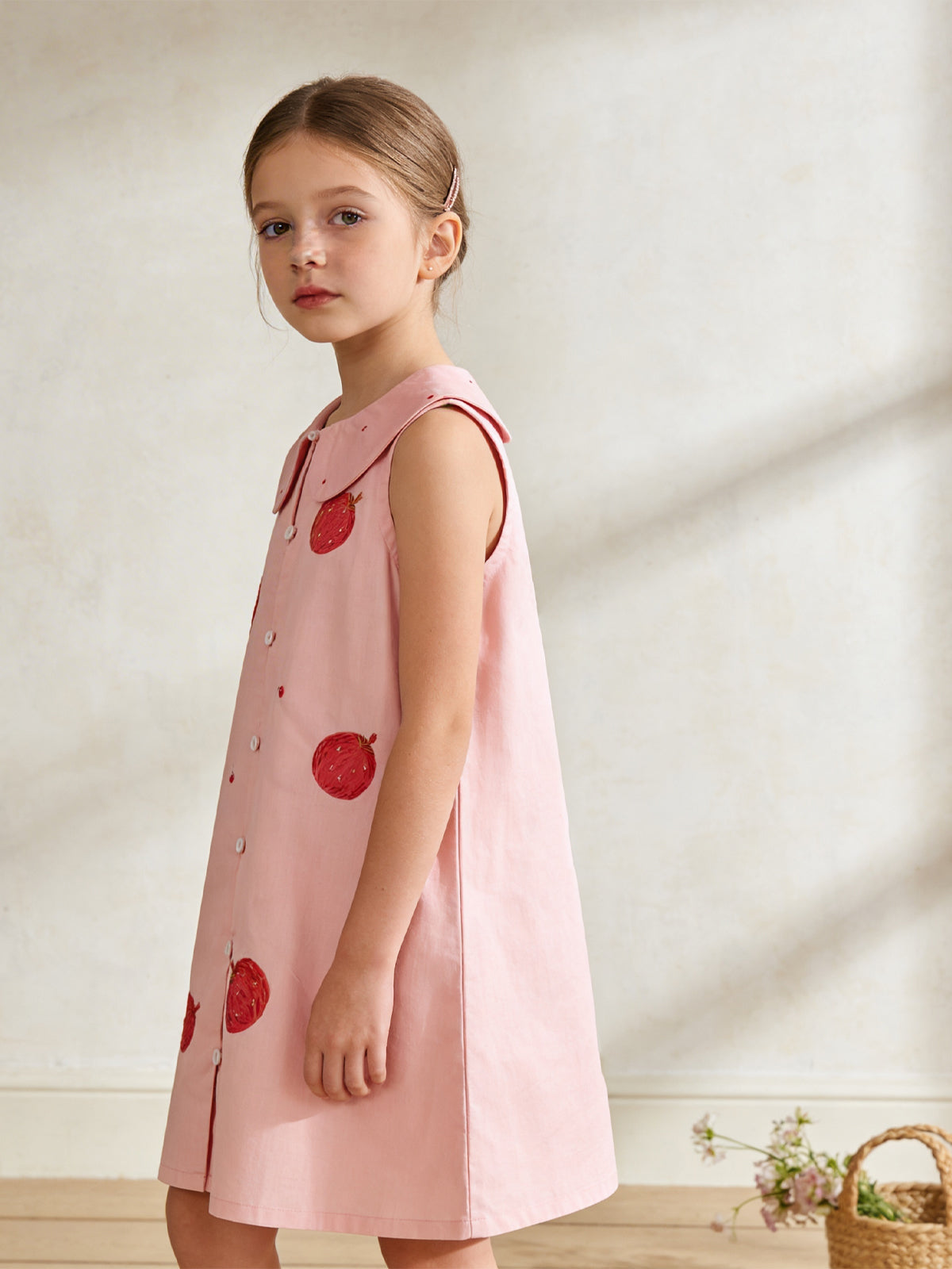 Pink peterpan cherry dress