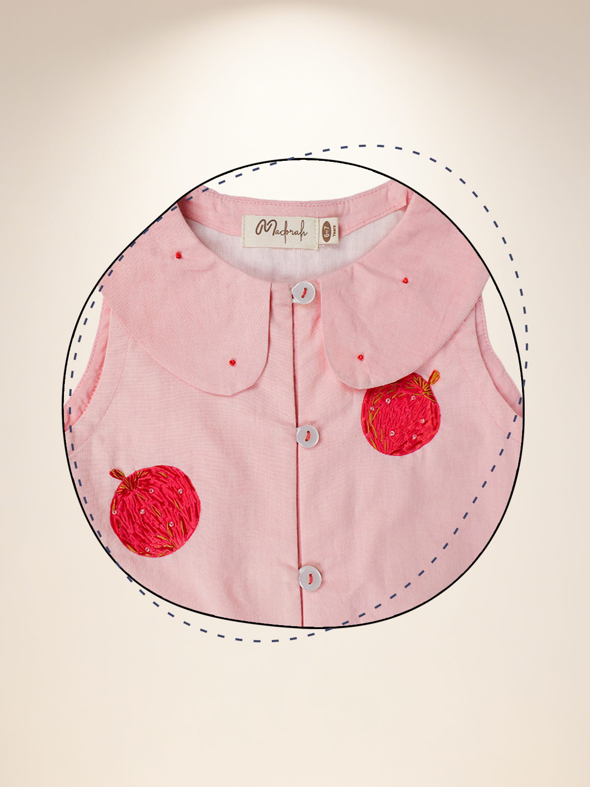 Pink peterpan cherry dress