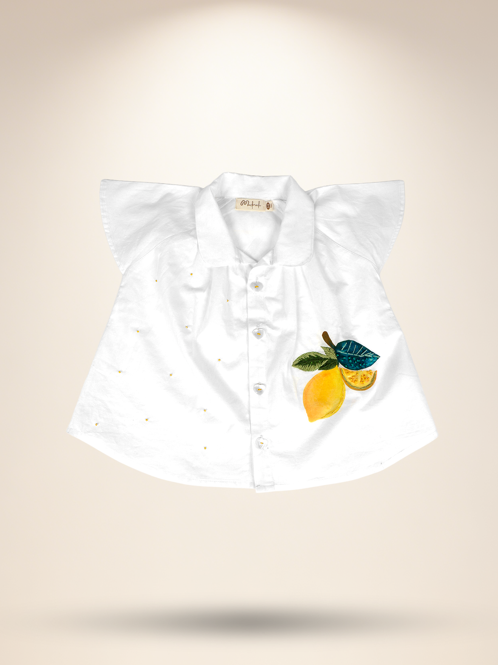 White A-line top skirt set