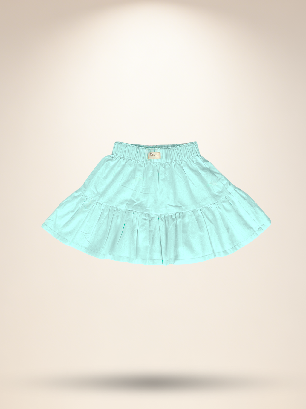 White A-line top skirt set