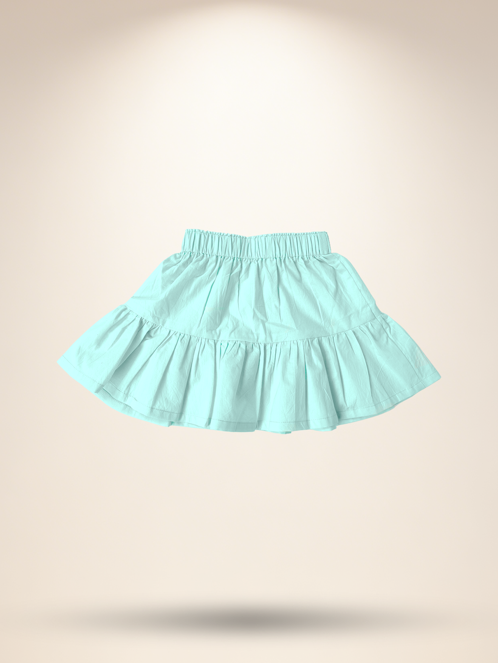 White A-line top skirt set