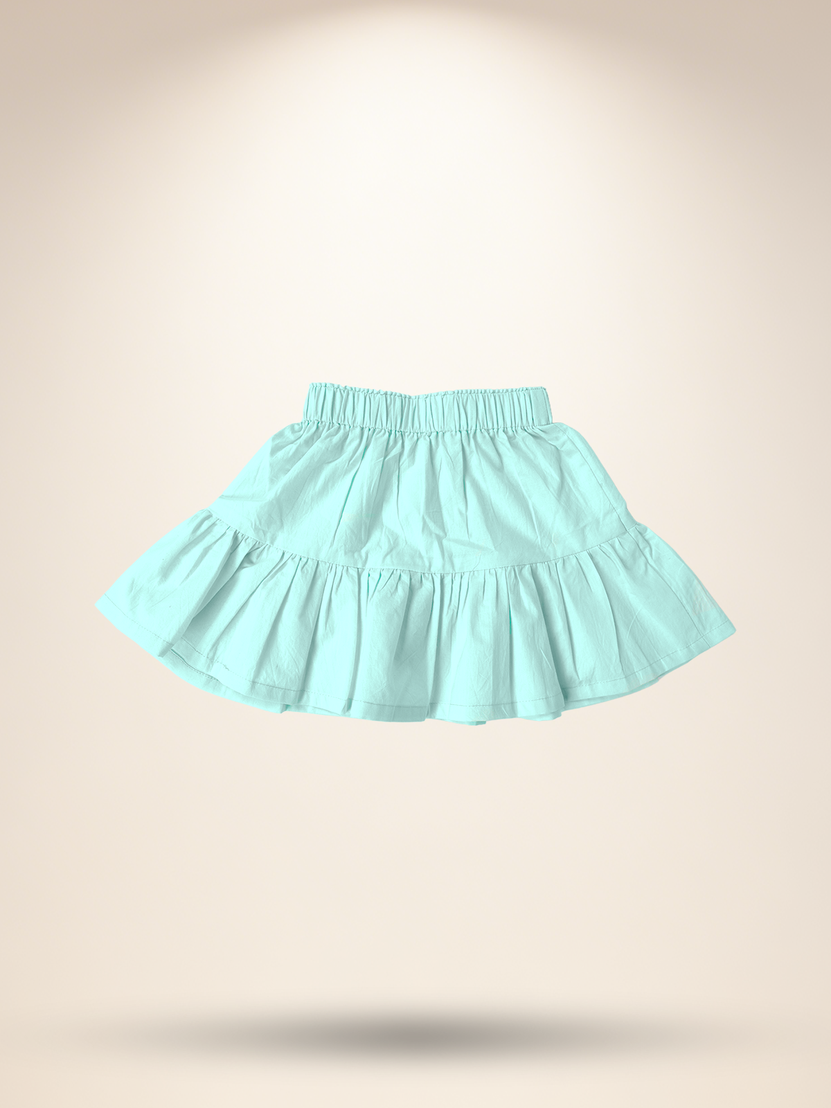 White A-line top skirt set