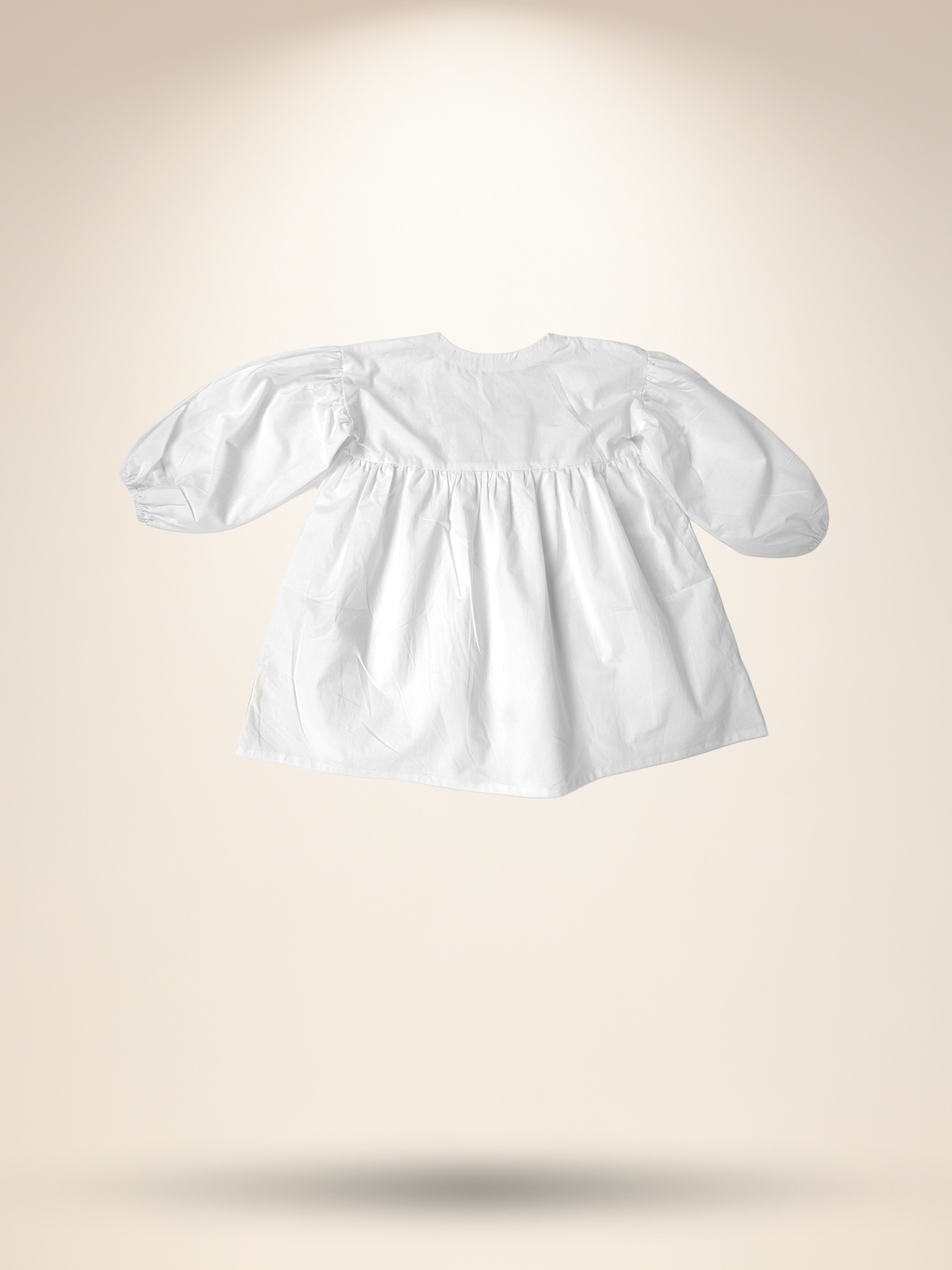 White watermelon oversize dress